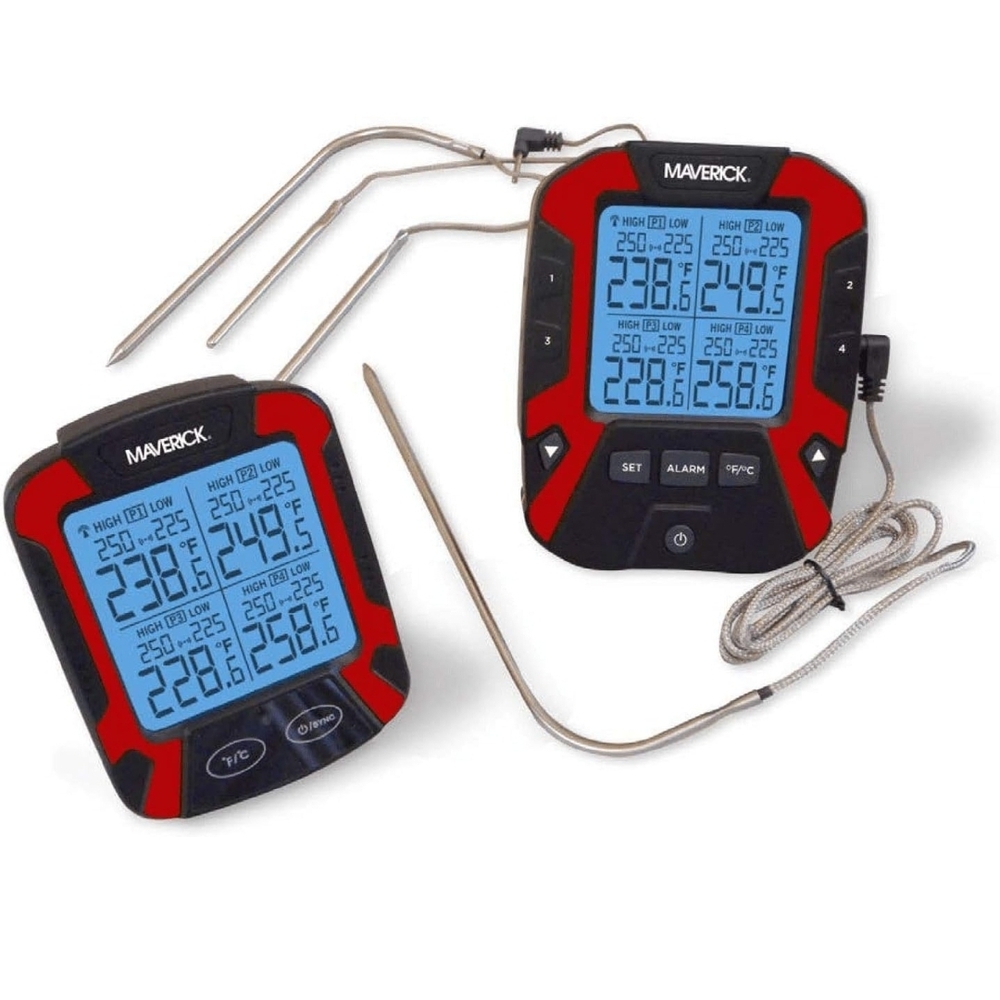 XR-50 Extended Range Digital Remote Wireless 4 Probe BBQ & Meat Thermometer